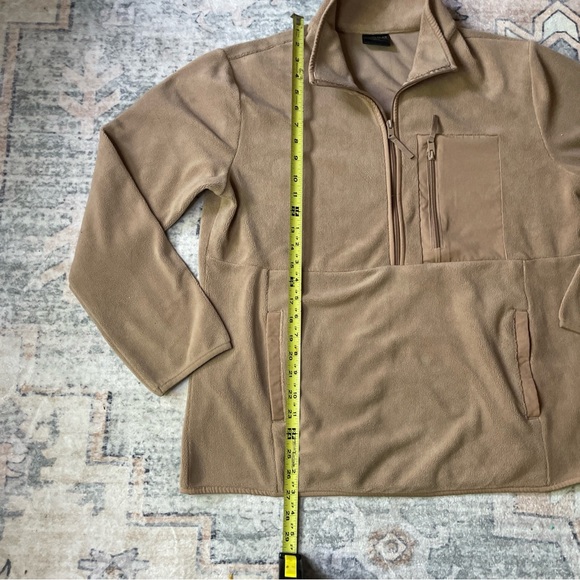 32 Degrees Brown Fleece Pullover 1/4 zip size Large - Picture 6 of 7